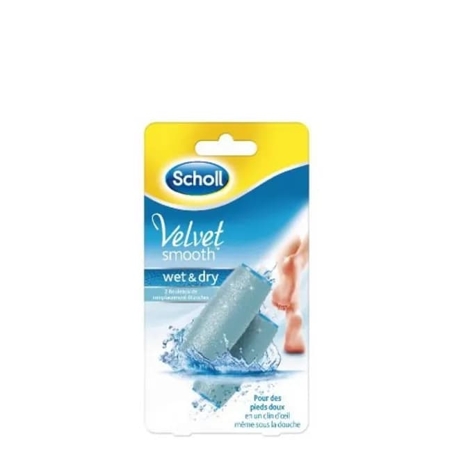 Scholl Velv Smoth Wet Dry Recarg Lima El X2