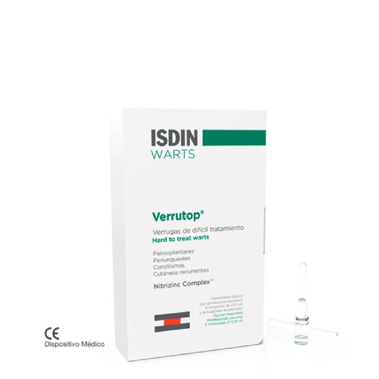 Isdin Warts Verrutop Ampx4+Aplicador