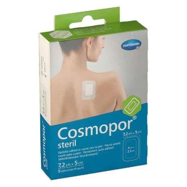 Cosmopor Steril Penso 7,2cmx5cm X5