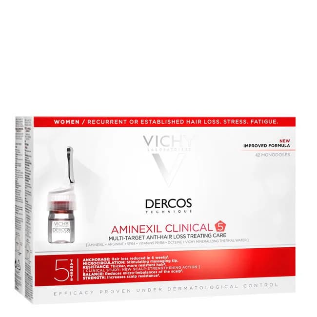 Dercos Aminexil Clinical Mulh Ampx42