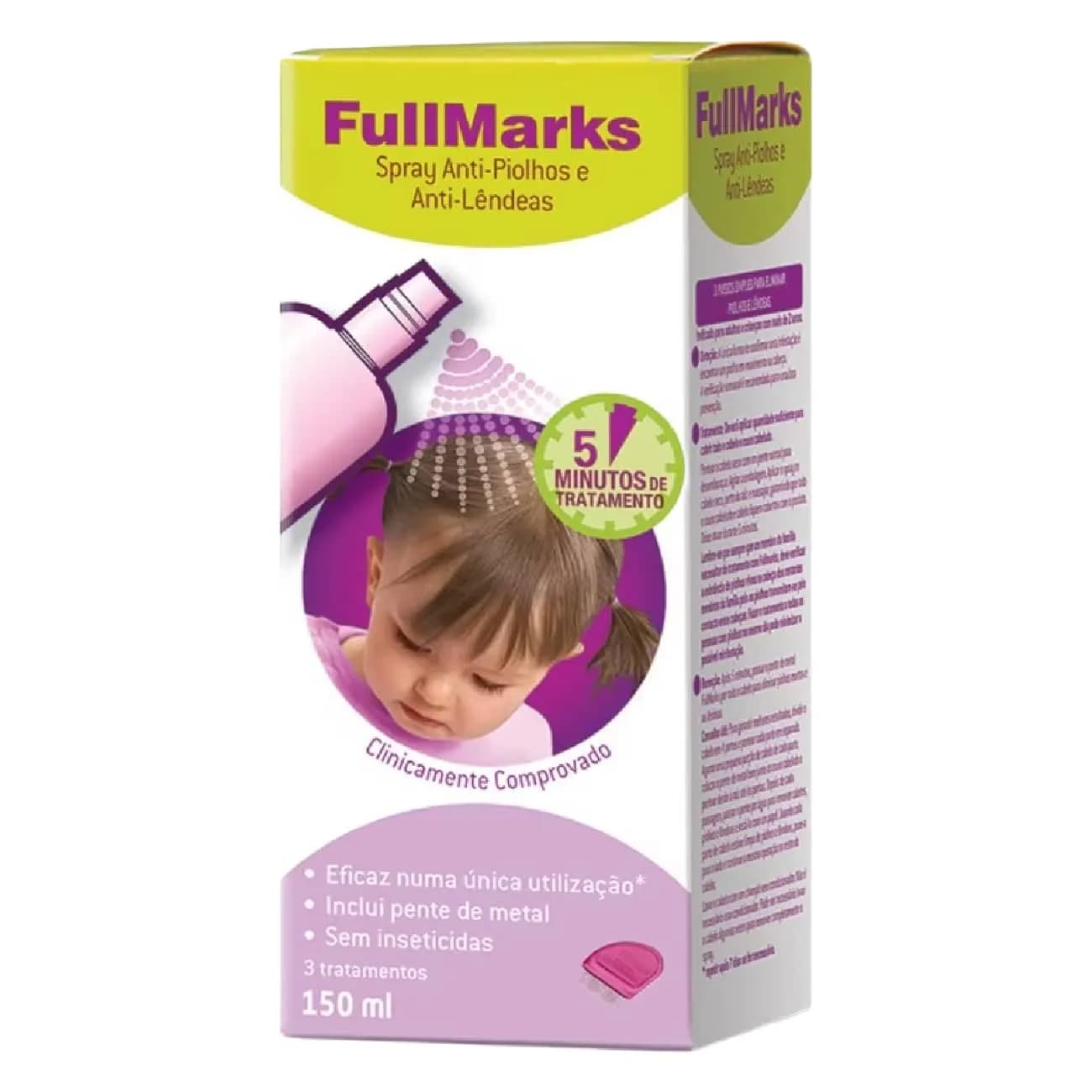 Fullmarks Spray Anti-Piolhos/Lendeas150ml