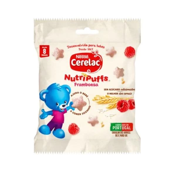 Cerelac Nutripuff Snack Framboesa7G 8M+