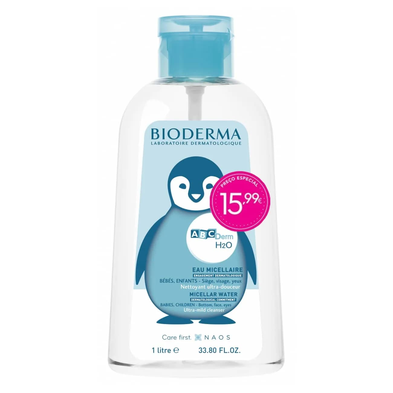 ABCderm Bioderma Ag Micel H2O 1L Pr Esp