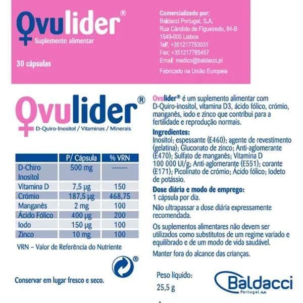 Ovulider Caps X30