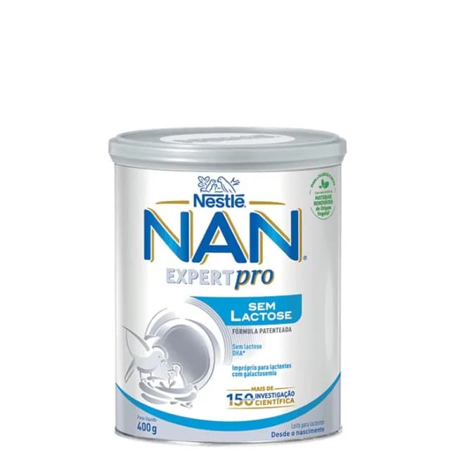Nan S/Lactose Leite Lact Po 400g