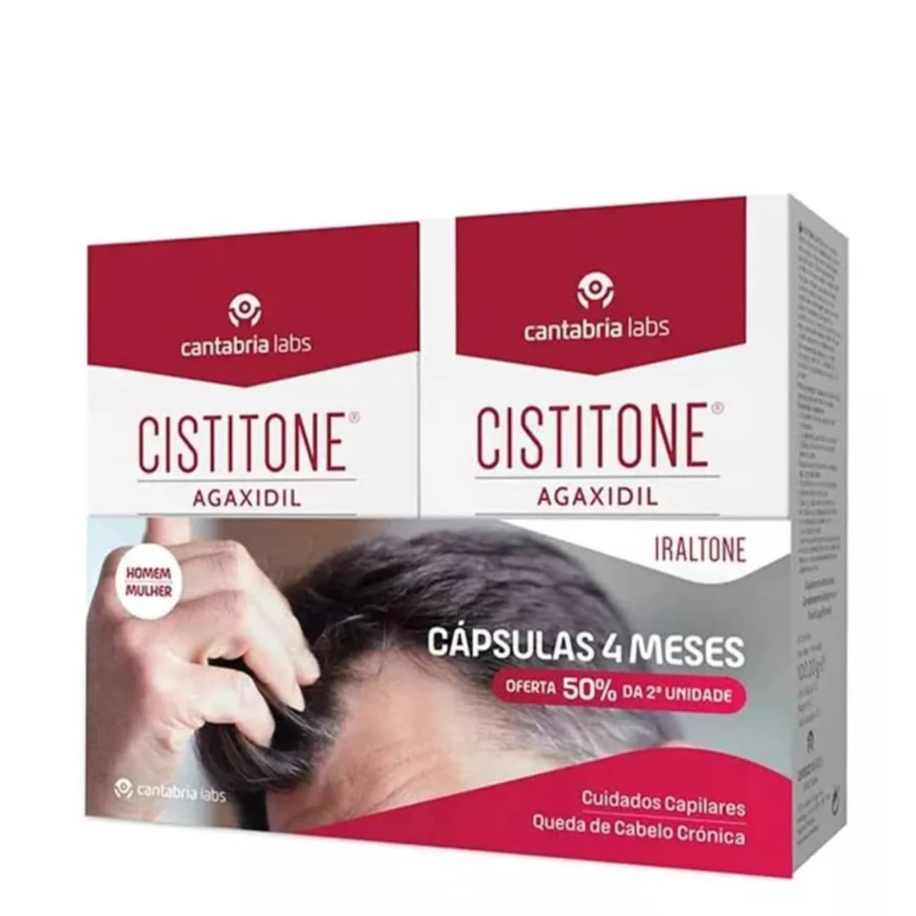 Cistitone Agaxidil Caps X60 50% 2Unid
