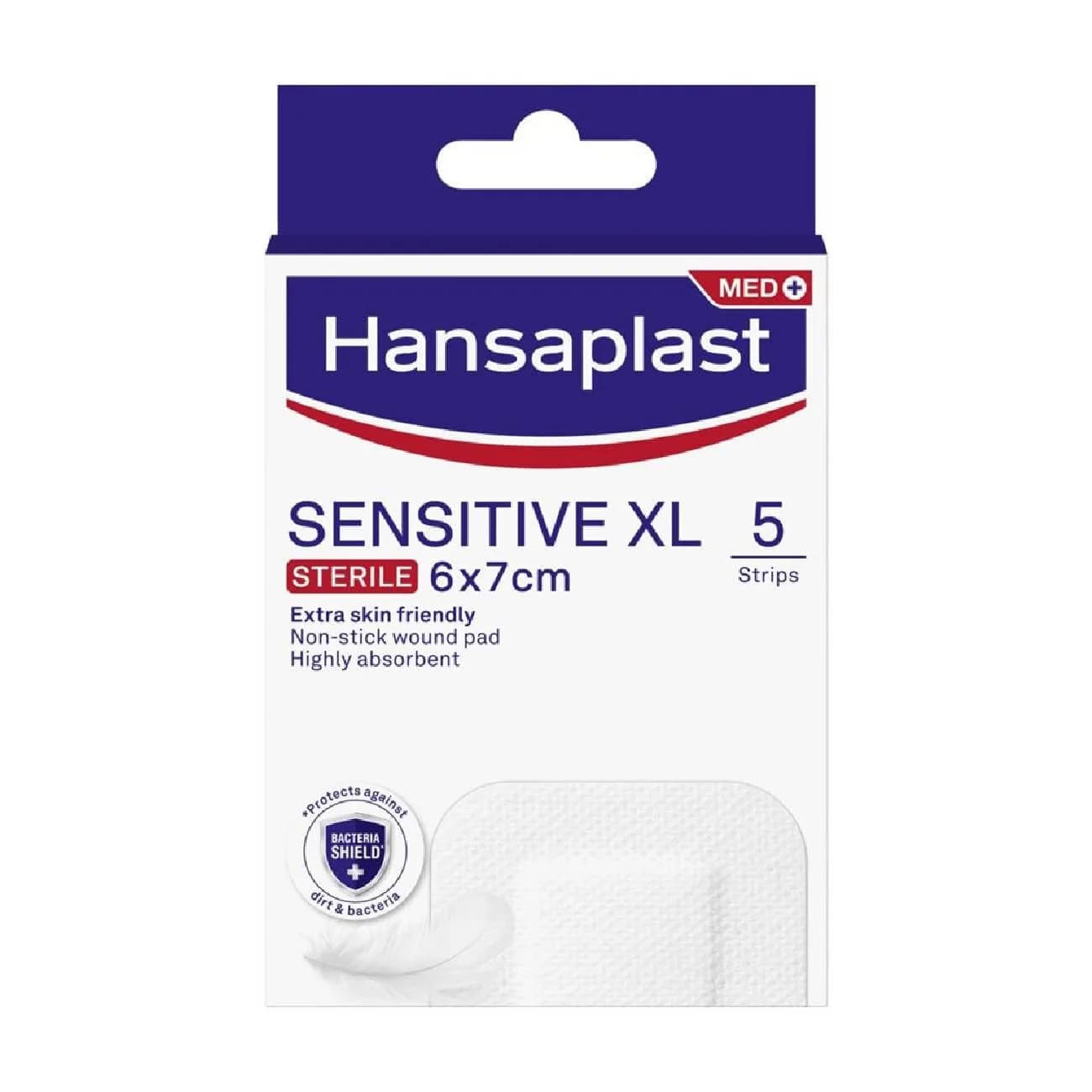 Hansaplast Sensi Penso XL 6x7cm X5