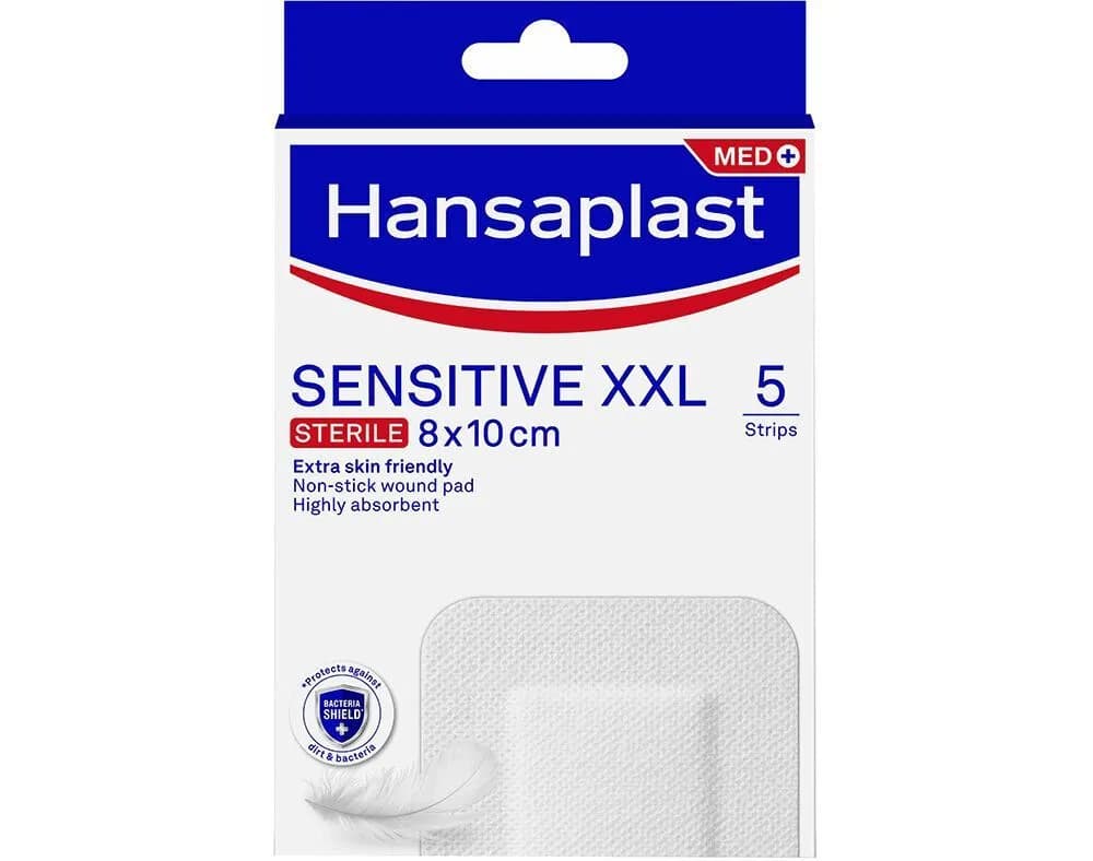 Hansaplast Sensi Penso XXL 8x10 cm X5
