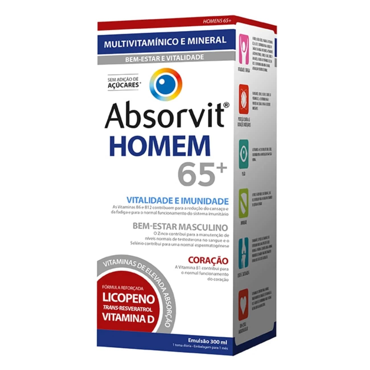 Absorvit Homem 65+ Emul 300Ml