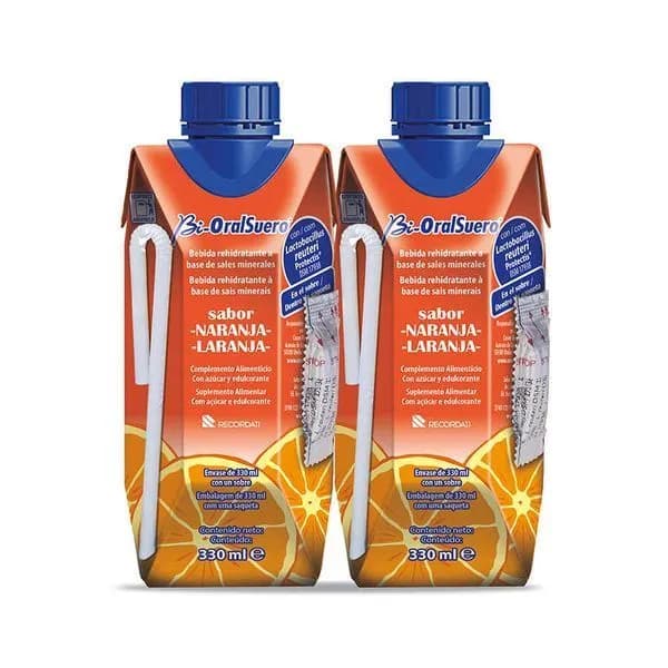 Bi-Oralsuero Laranja Sol Or 330Ml x2