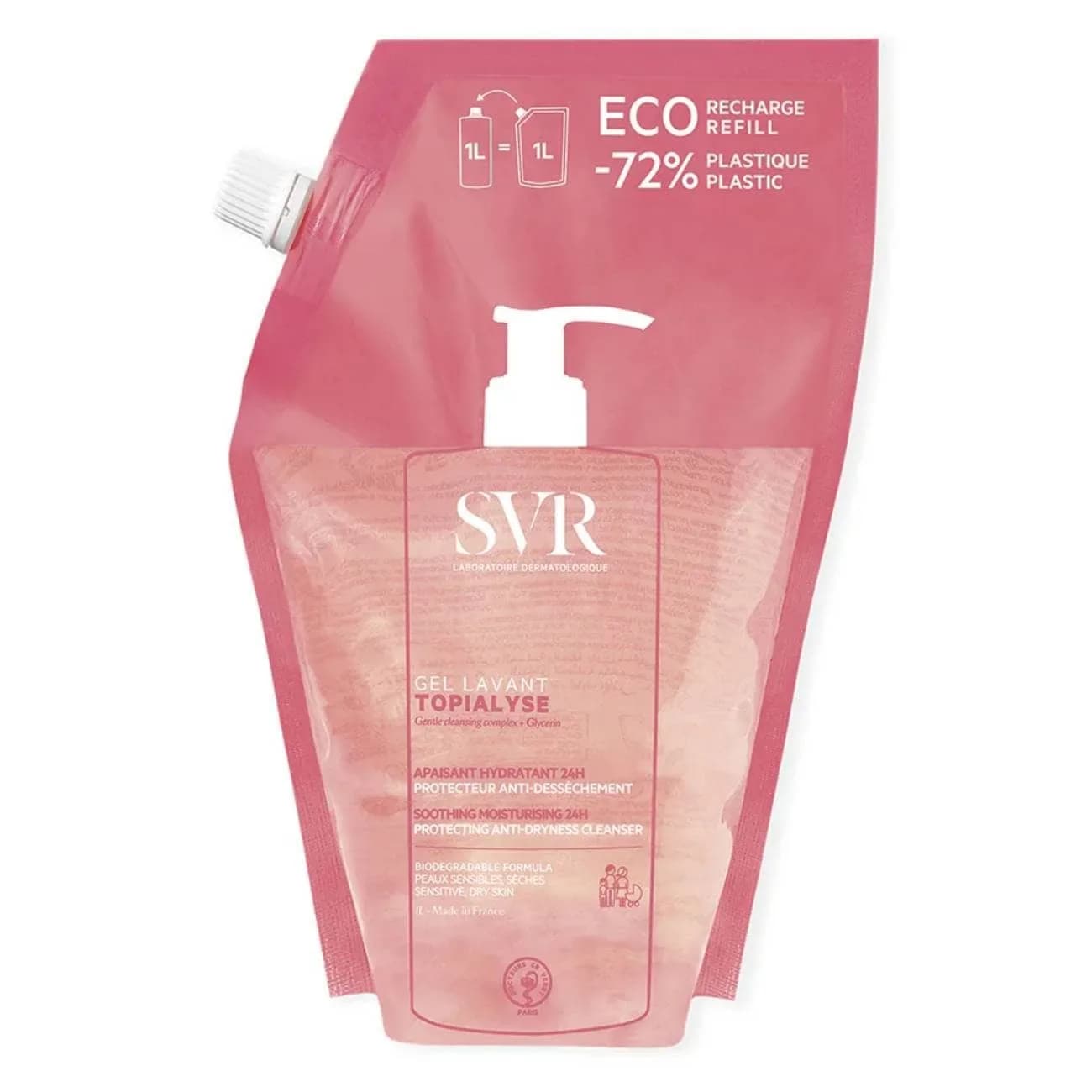 Svr Topialyse Gel Lavant Eco Refill 1L