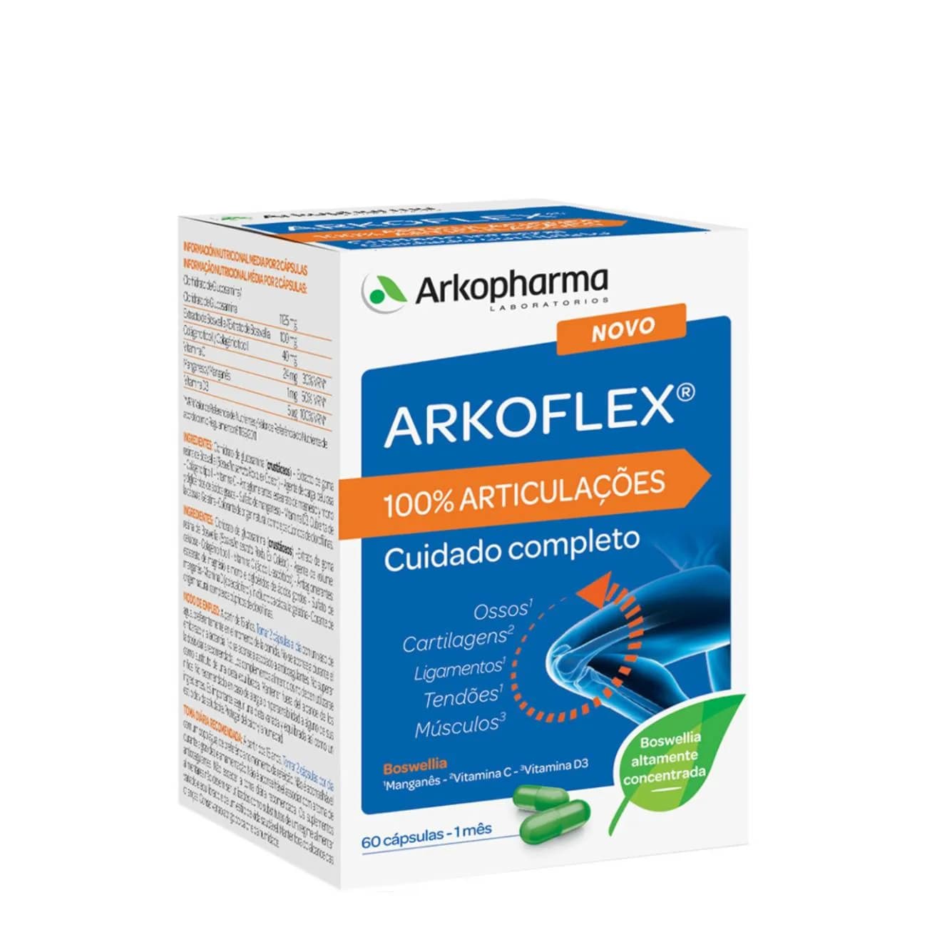 Arkoflex 100% Articulacoes Caps X60