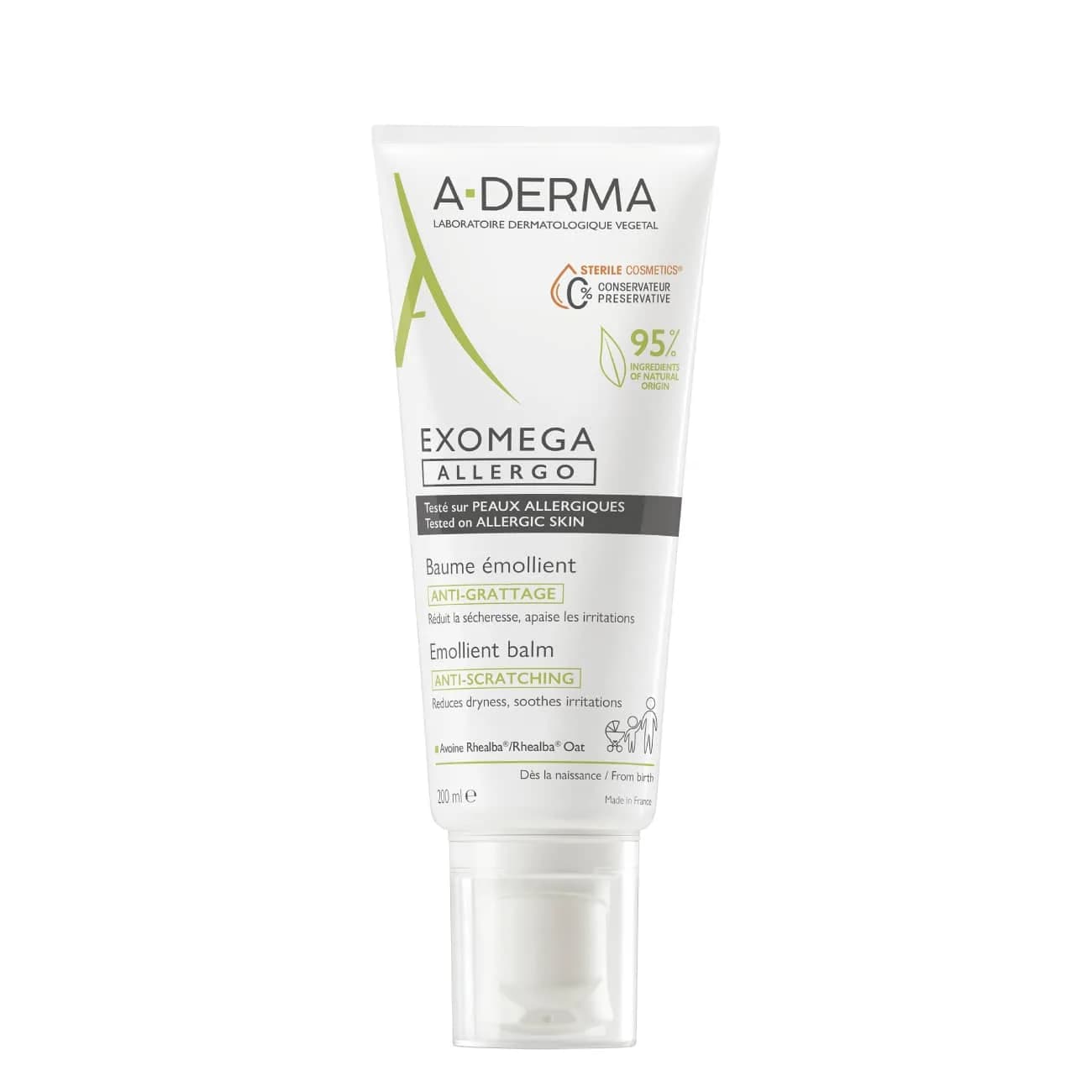 A-Derma Exomega Allergo Bals Emol 200Ml
