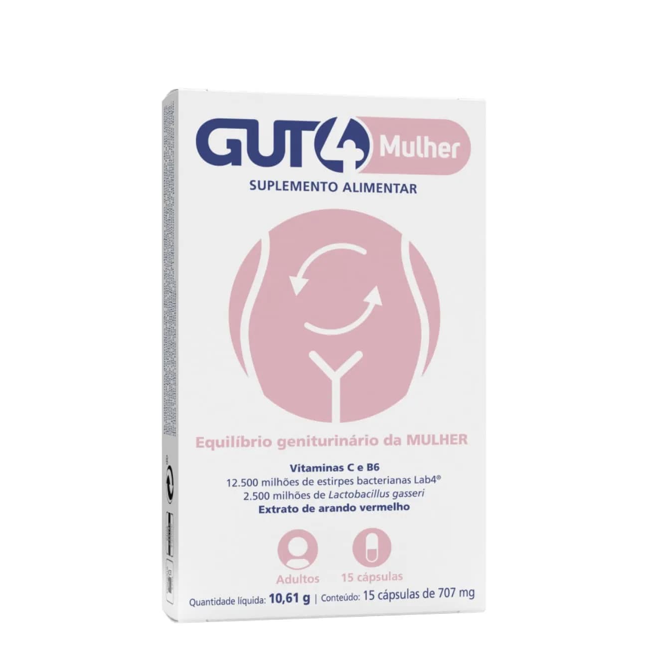 Gut4 Mulher Caps X15