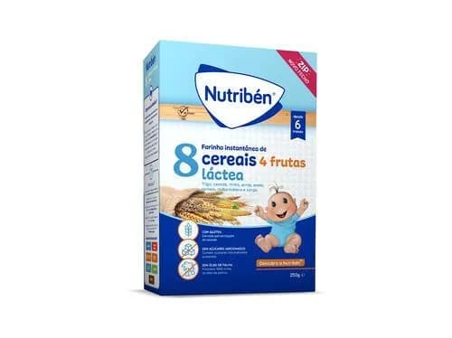 Nutriben Farinhas 8Cereai 4Frut La 250g