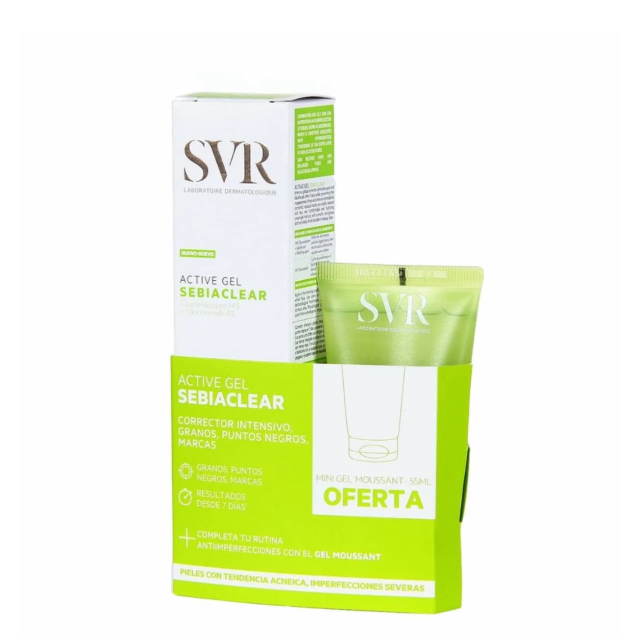 SVR Sebiaclear Active Gel+Of Mouss 55ml