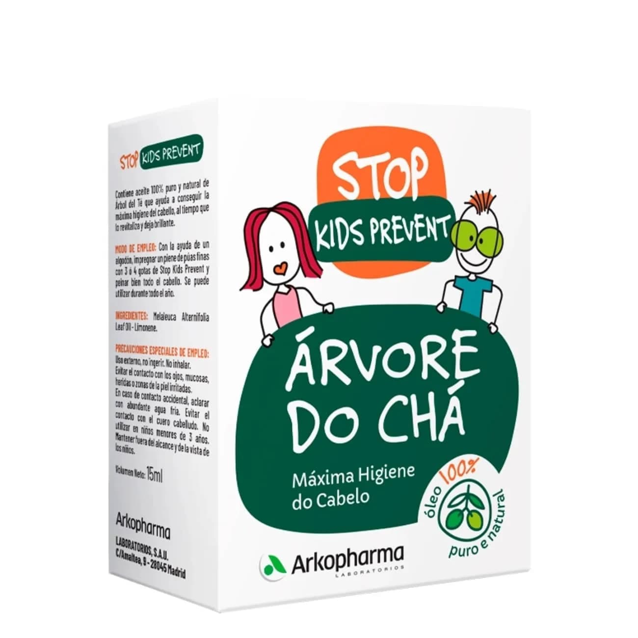 Stop Kids Prevent Oleo Arvore Cha 20ml