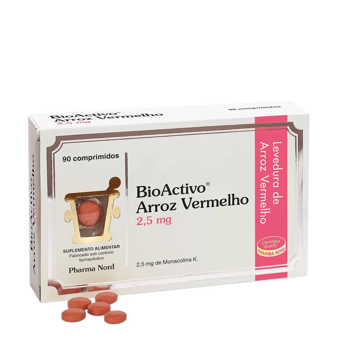 BioActivo Arroz Vermelho 2,5mg CompX90