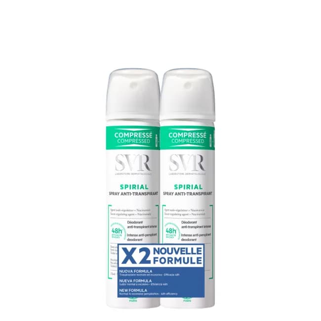 SVR Spirial Deo Spray 75ml X2