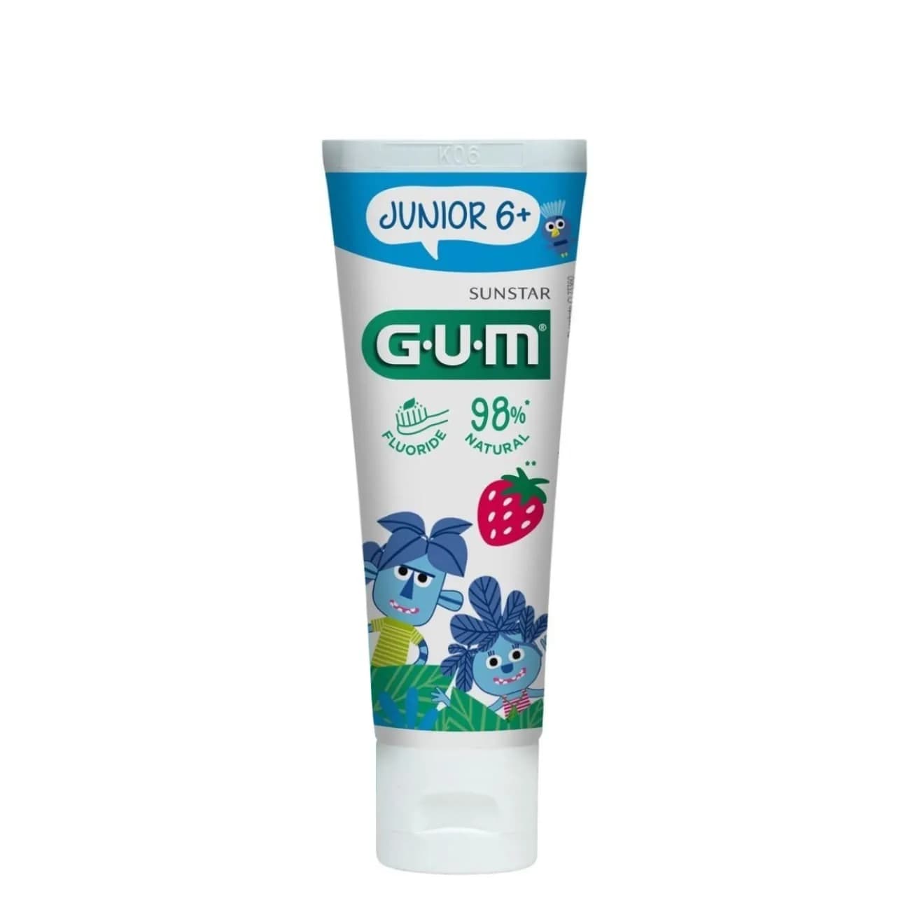 Gum Junior Gel Dent Morango 50Ml