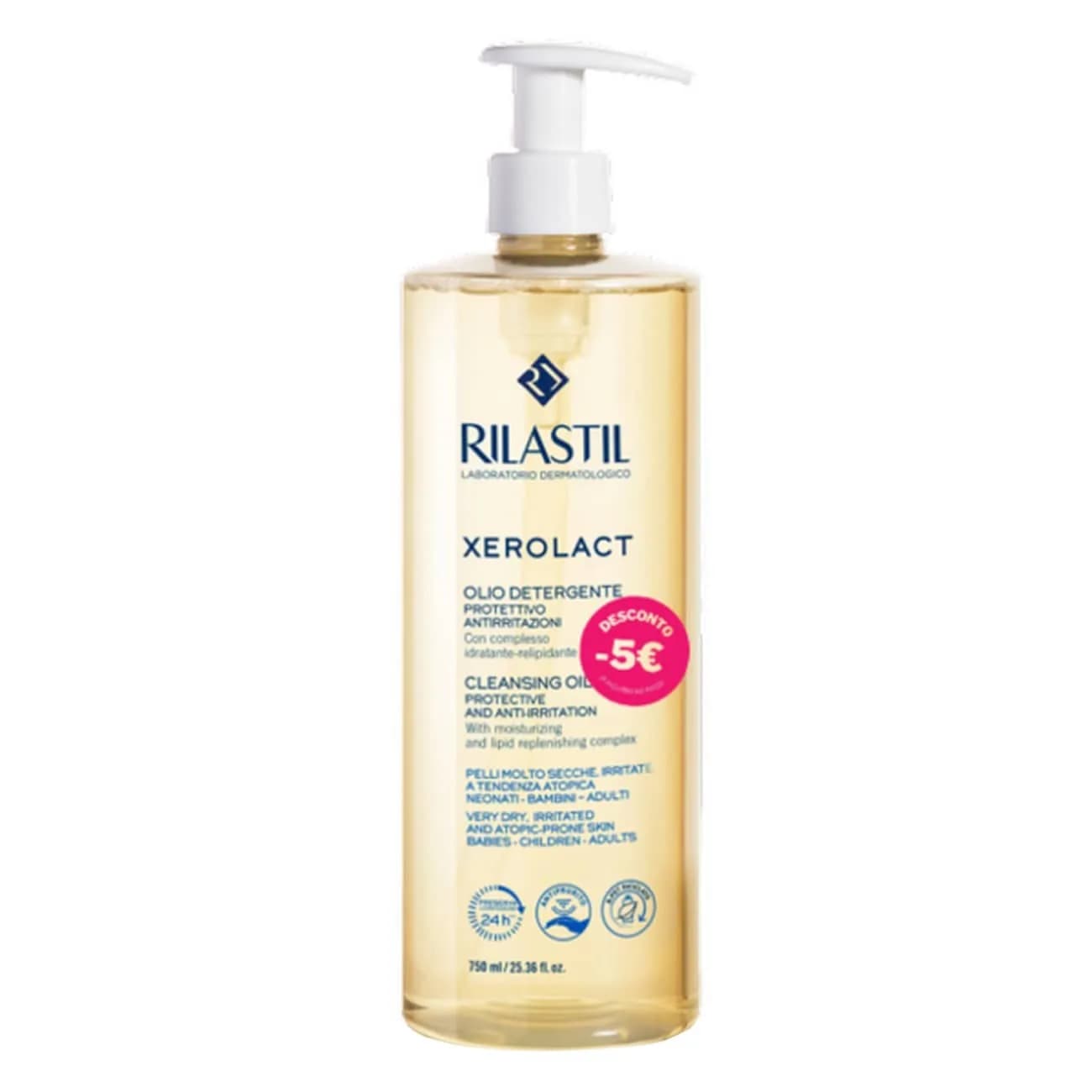 Rilastil Xerolact Ol Lavante 750ml -5E