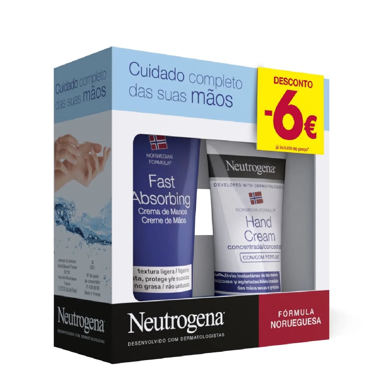 Neutrogena Mãos Text Lig75+Cr Conc50-6E