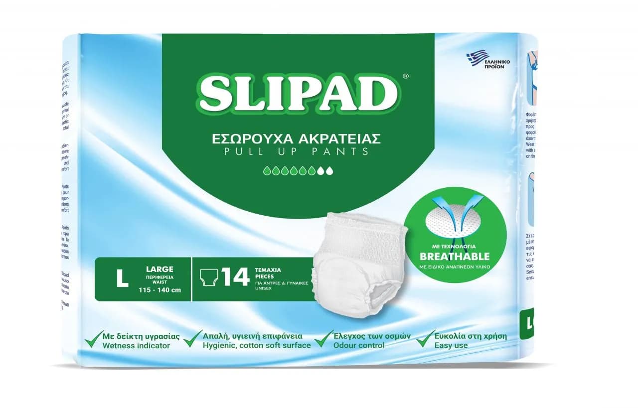 Slipad Pull-Up Cueca Incont L X14