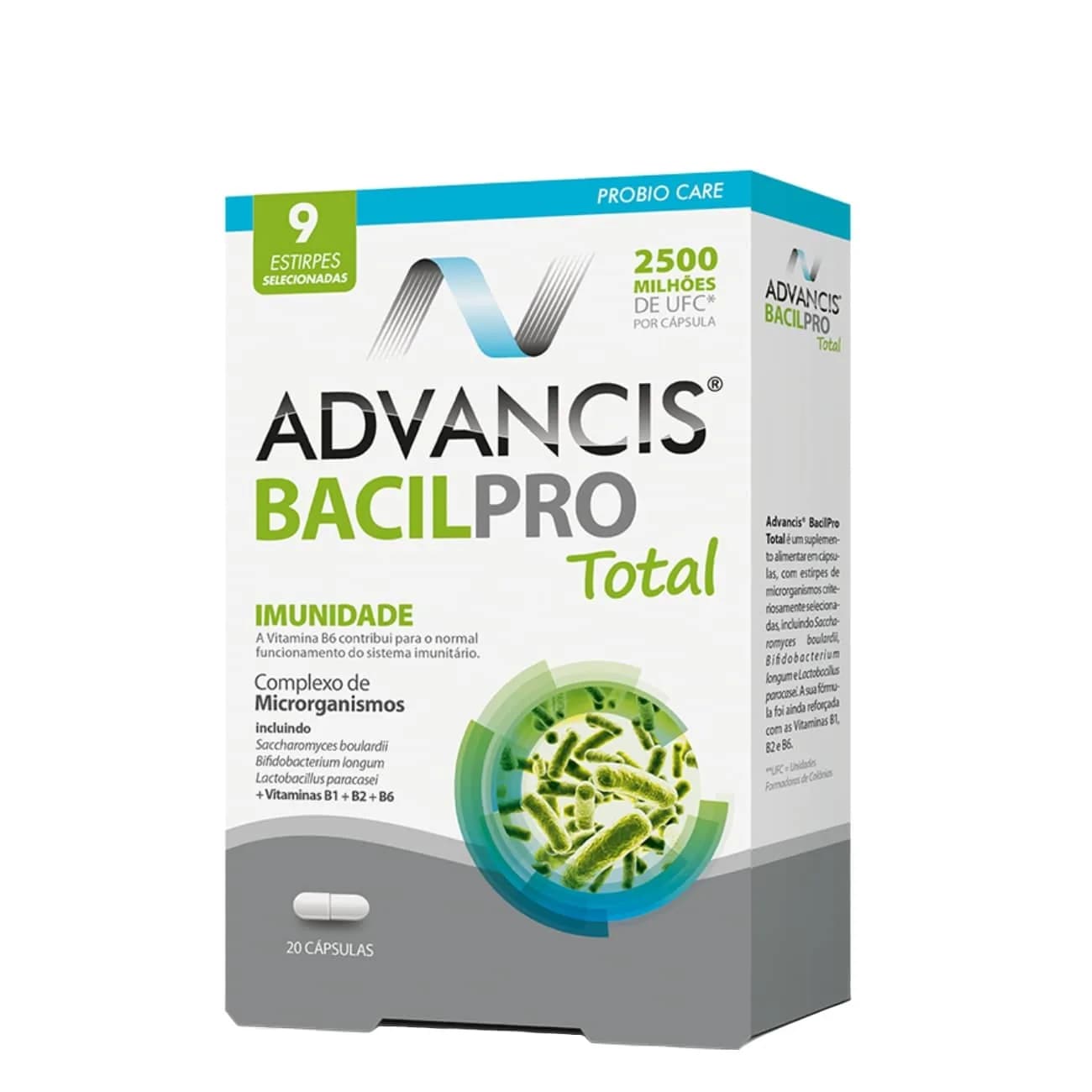 Advancis Bacilpro Total Caps X20