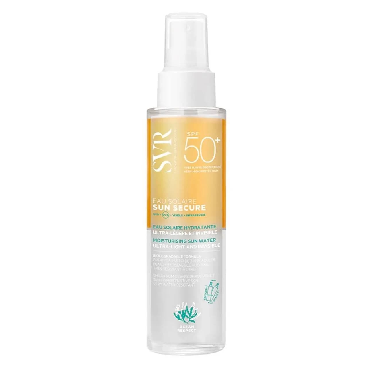 SVR Sun Secure Eau Solaire SPF50+ 100Ml