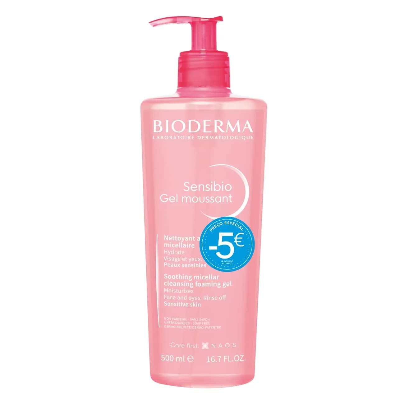Sensibio Bioderma Gel Mouss 500ml P Esp