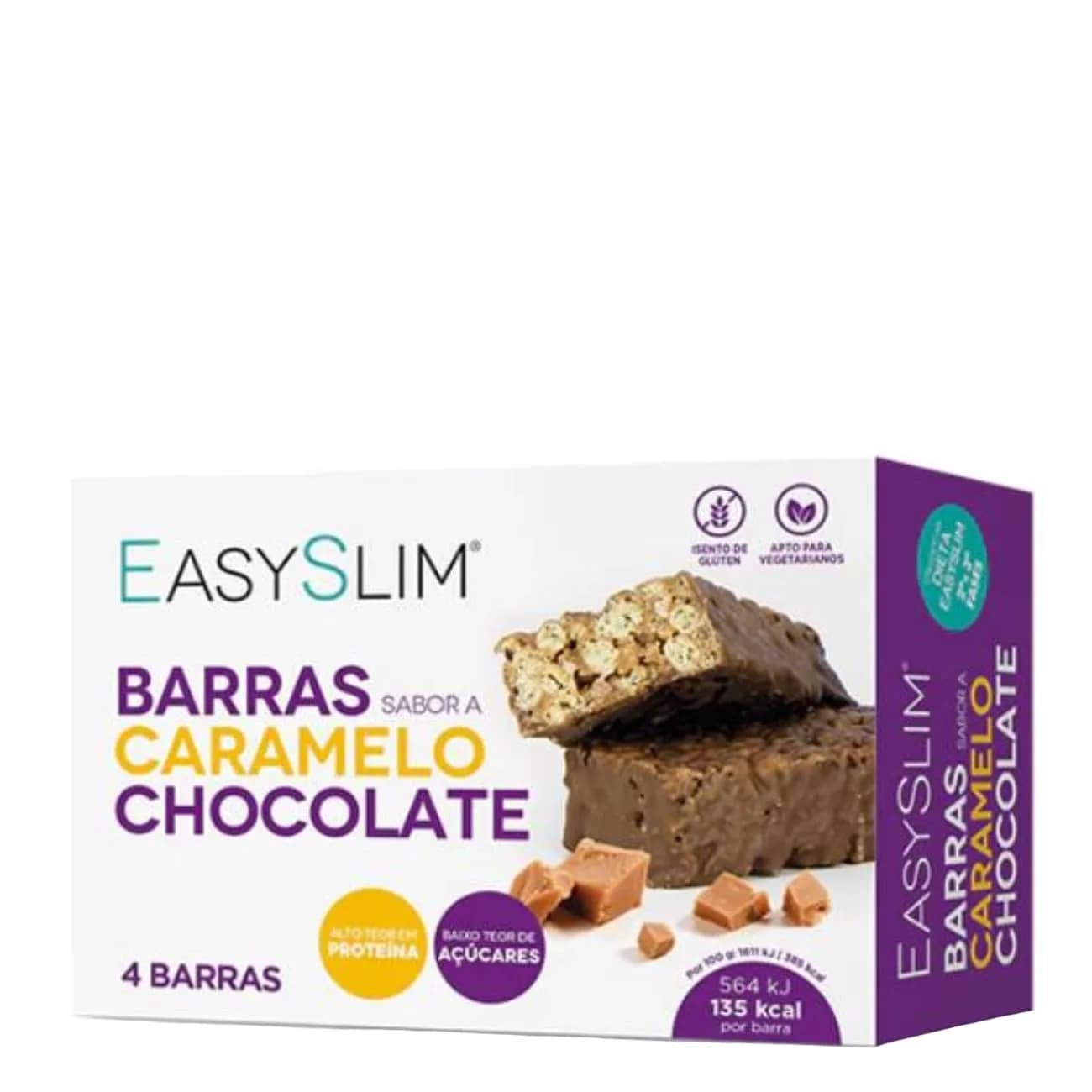 Easyslim Barra Caramel/Chocolate 35G X4