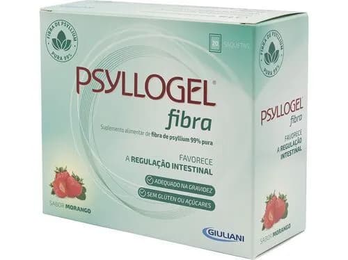 Psyllogel Fibra Morango Saq X20