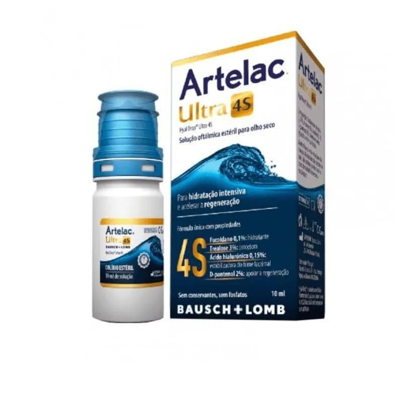 Artelac Ultra 4S Colírio Olho Seco 10ml