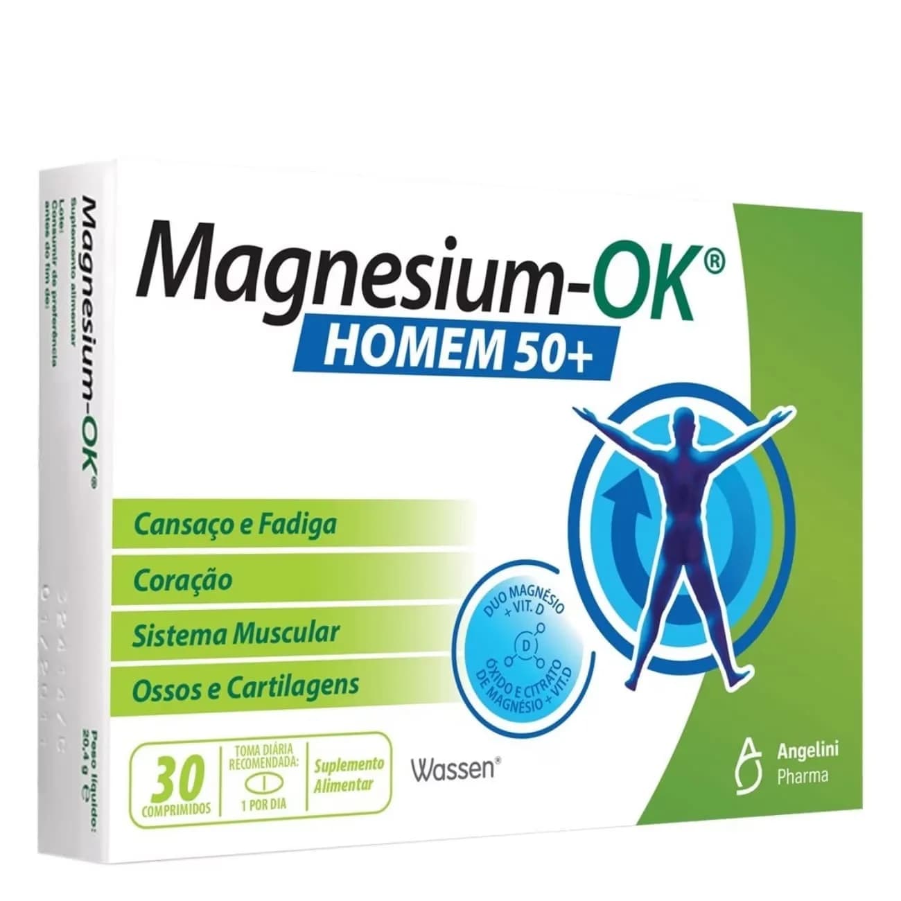 Magnesium-OK Homem 50+ Comp X30