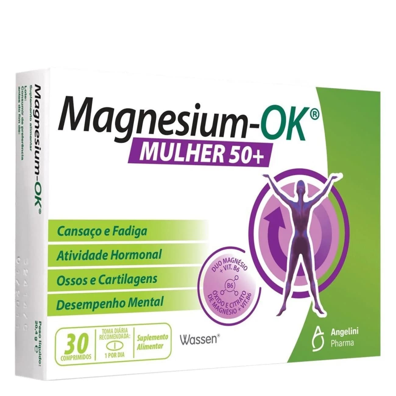 Magnesium-OK Mulher 50+ Comp X30