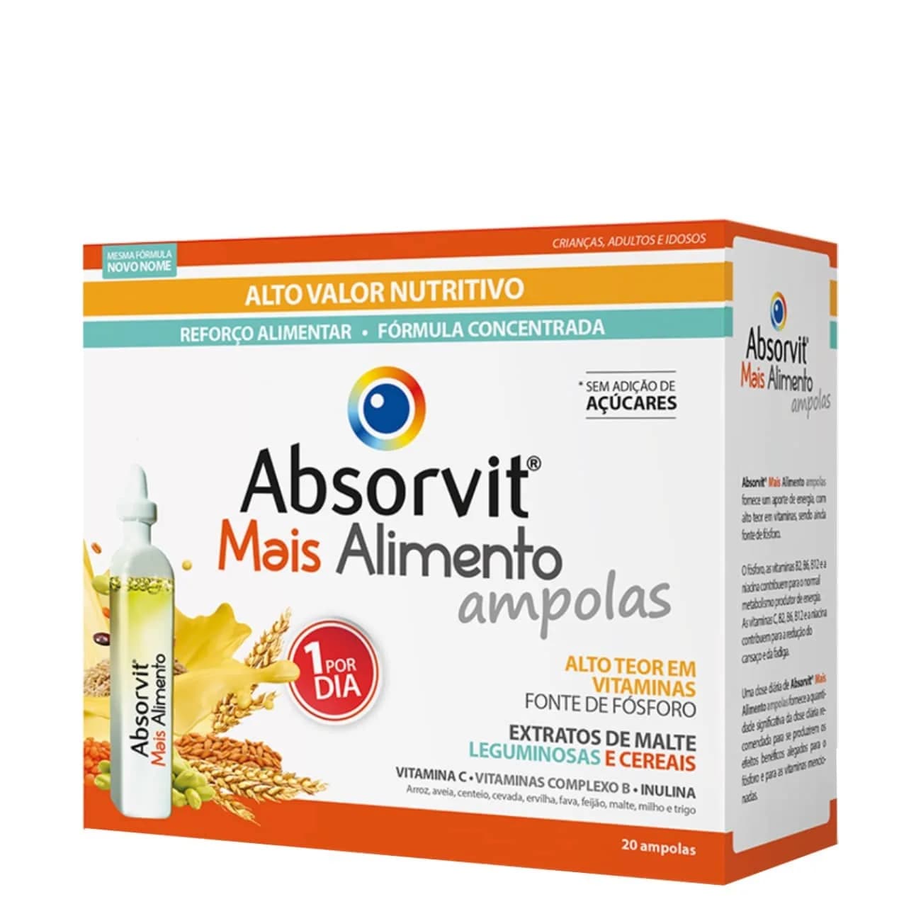 Absorvit Mais Alimento Sol Amp X20