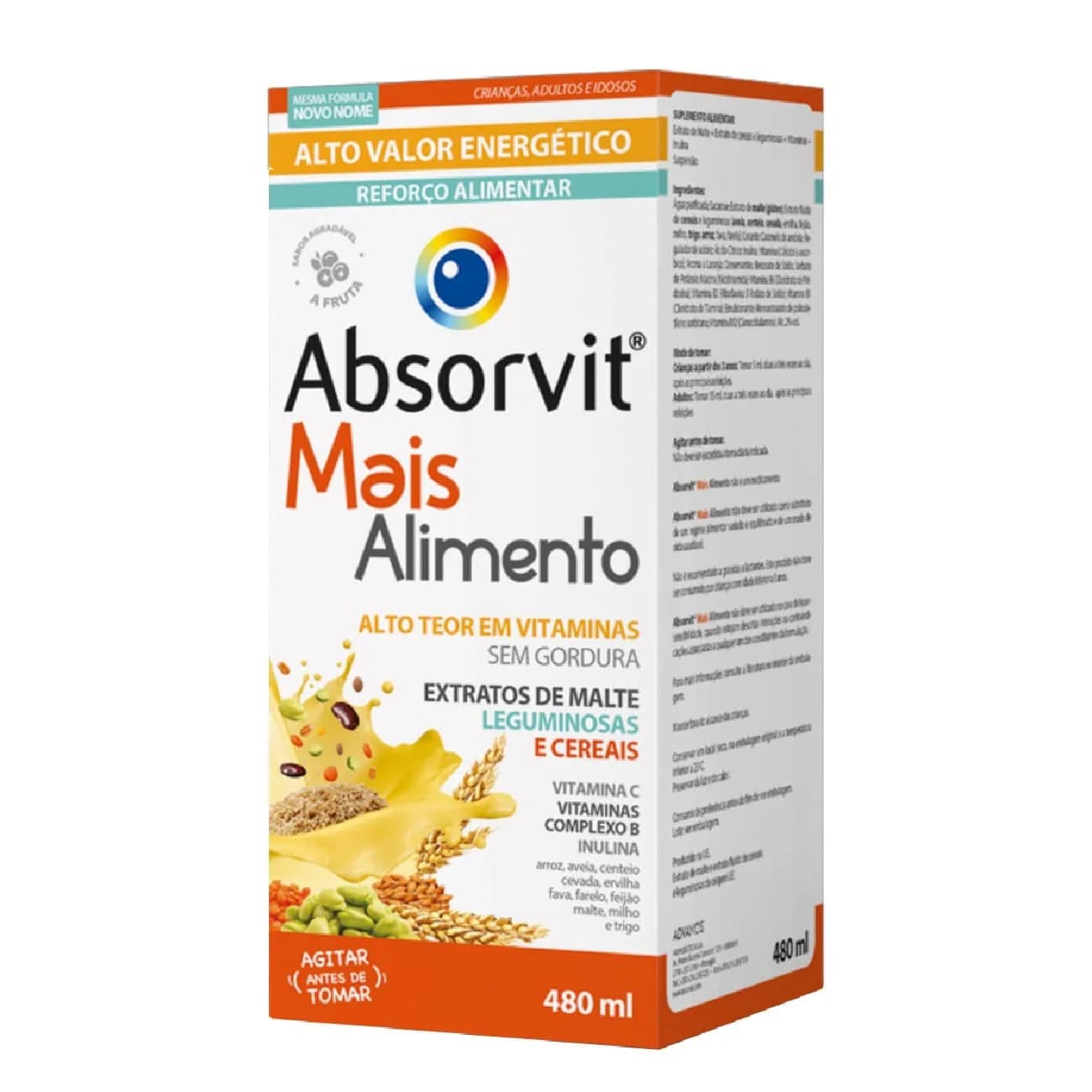 Absorvit Mais Alimento Susp 480ml