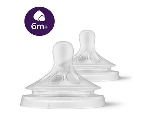 Philips Avent Tet Sil Nat Resp T6 6M+X2