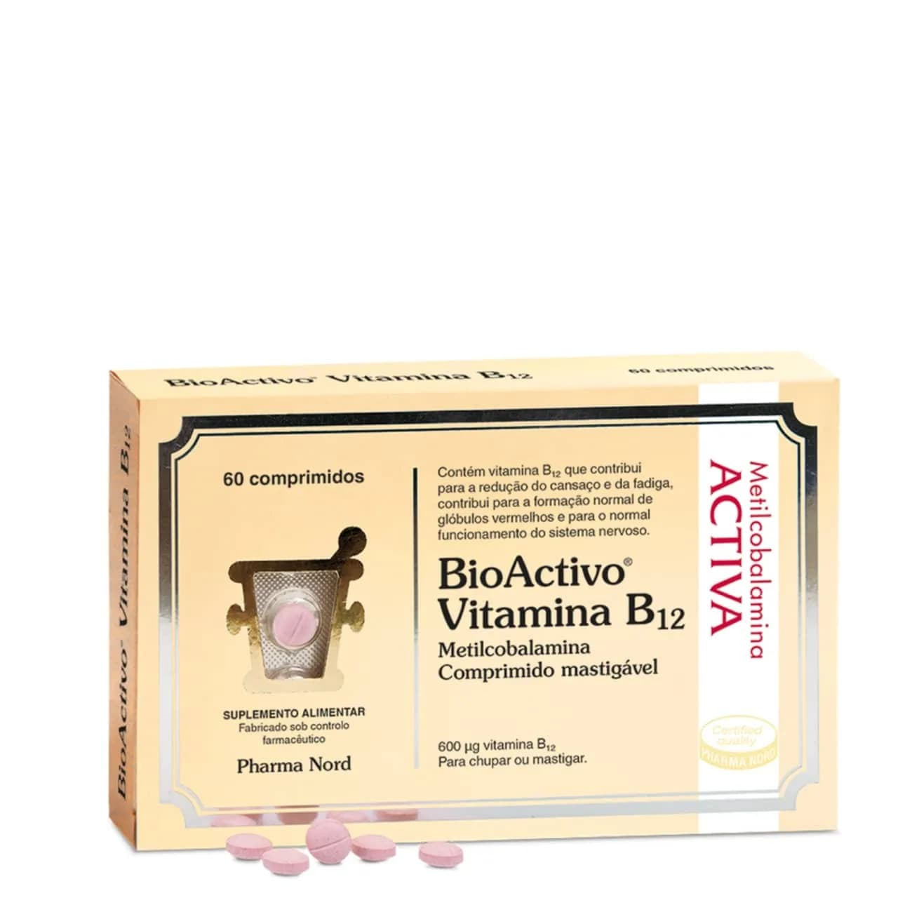 BioActivo Vitamina B12 Comp X60
