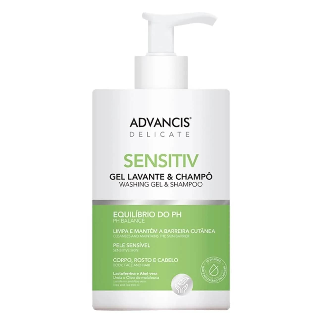 Advancis Delicate Sens Gel Lav/Ch 500Ml