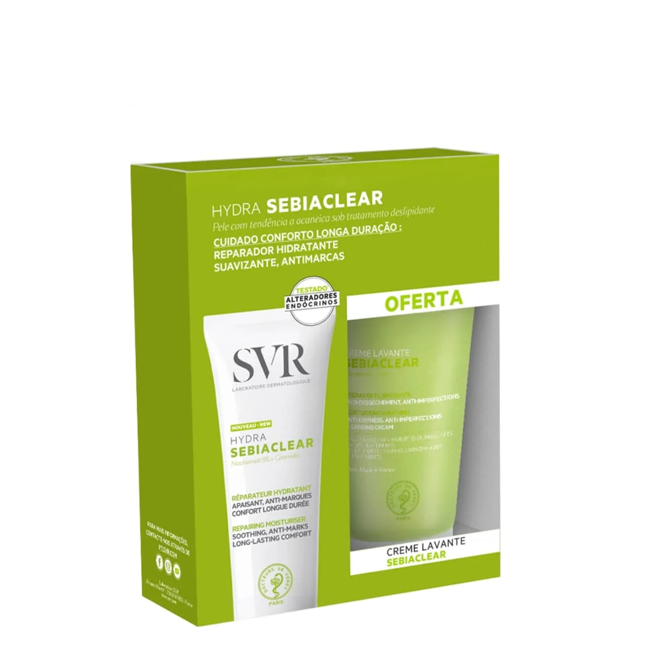 SVR Sebiaclear Hydra40Ml+Of Cr Lav55