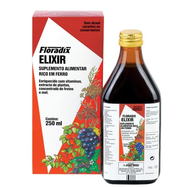 Floradix Elixir 500 Ml sol oral medida