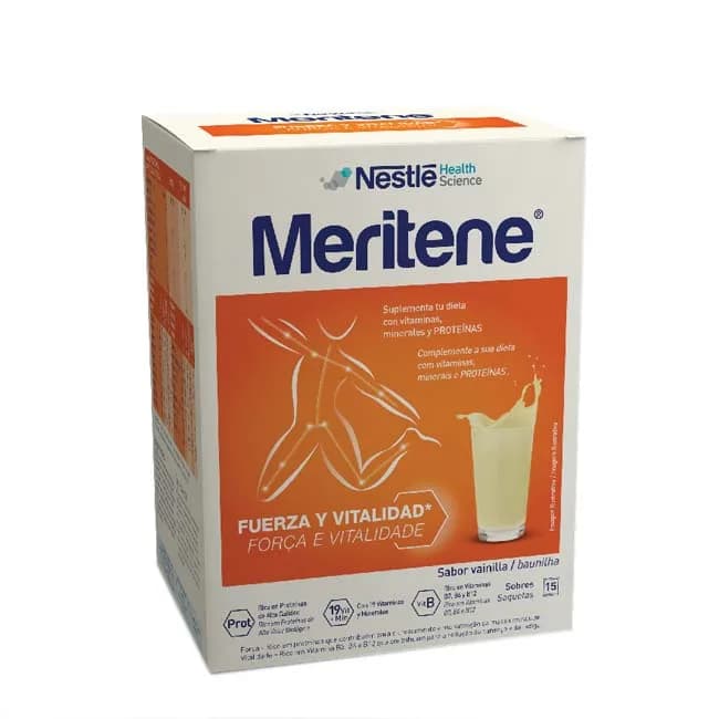 Meritene Baunilha Cart Po X 15 pó saq