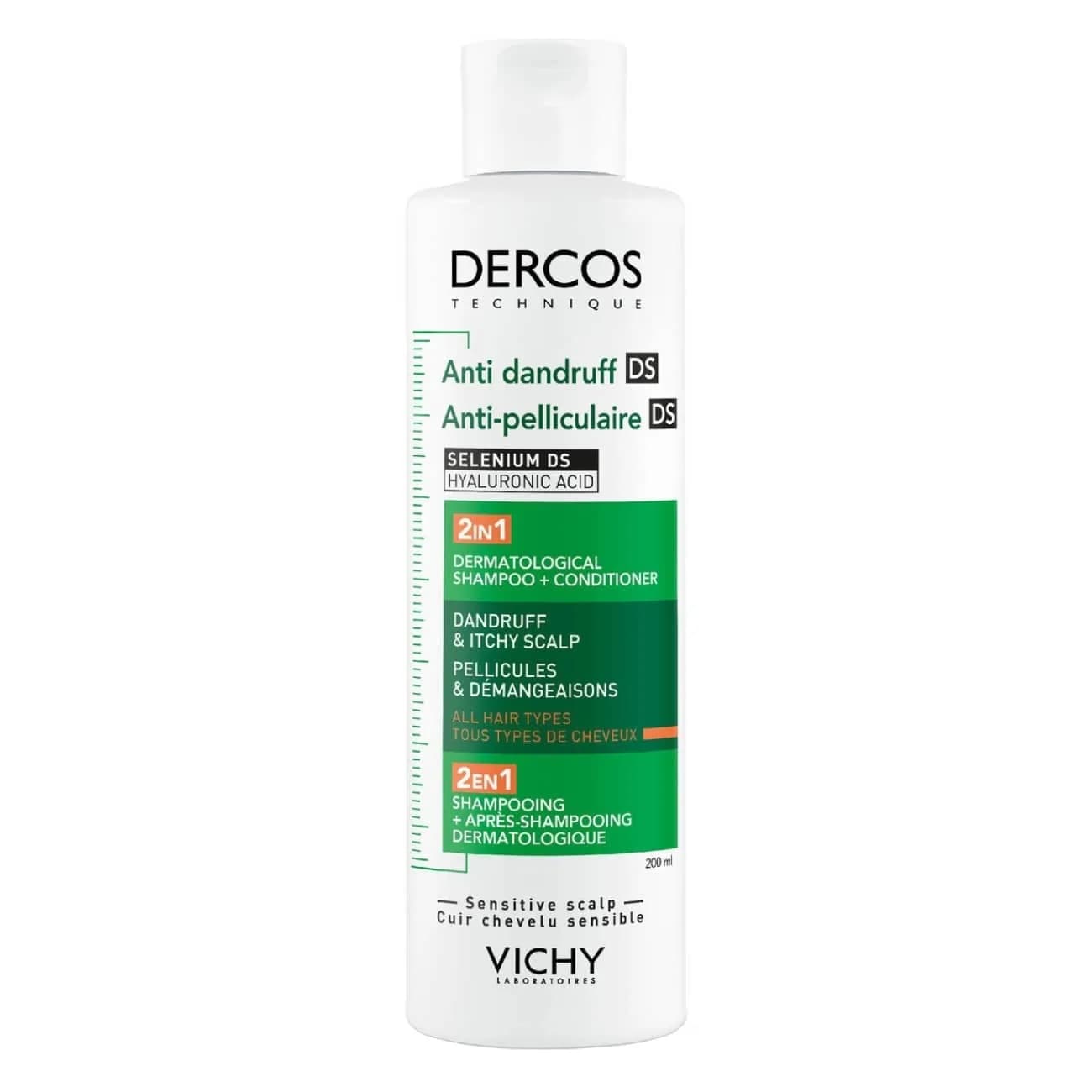 Dercos Anticaspa Ch 2em1 200ml