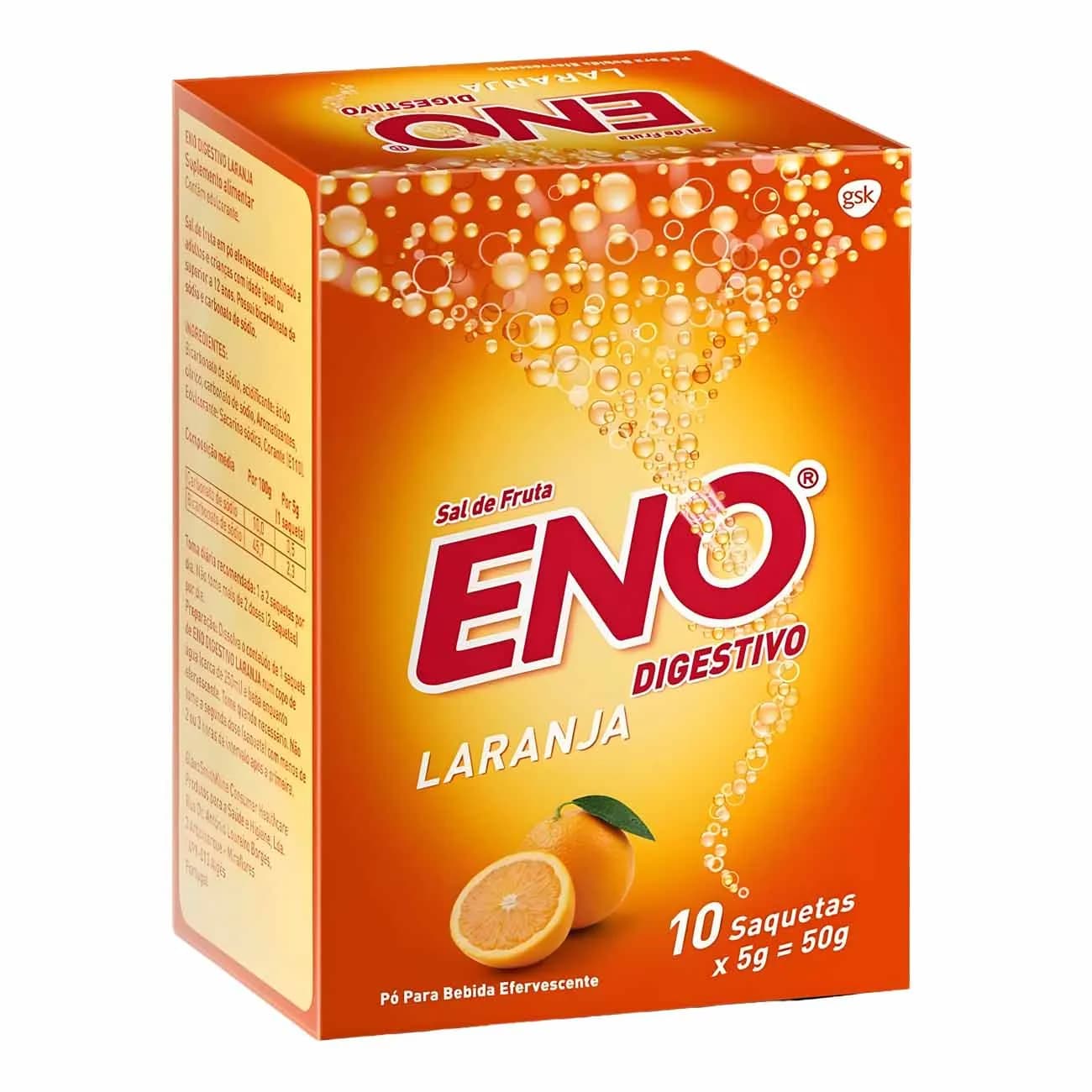 Eno Laranja Cart Po Or 5 G X 10