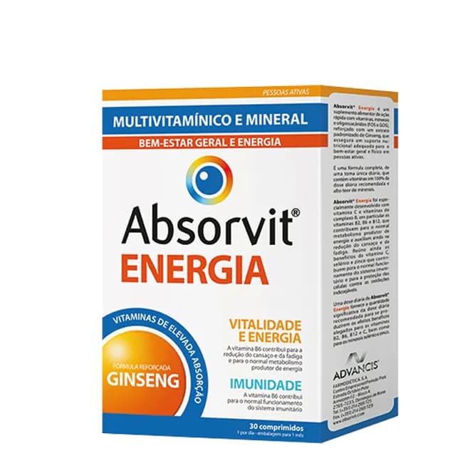 Absorvit Energia Comp X 30