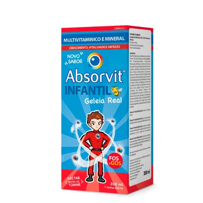 Absorvit Infantil Gelei Real Emul 300Ml