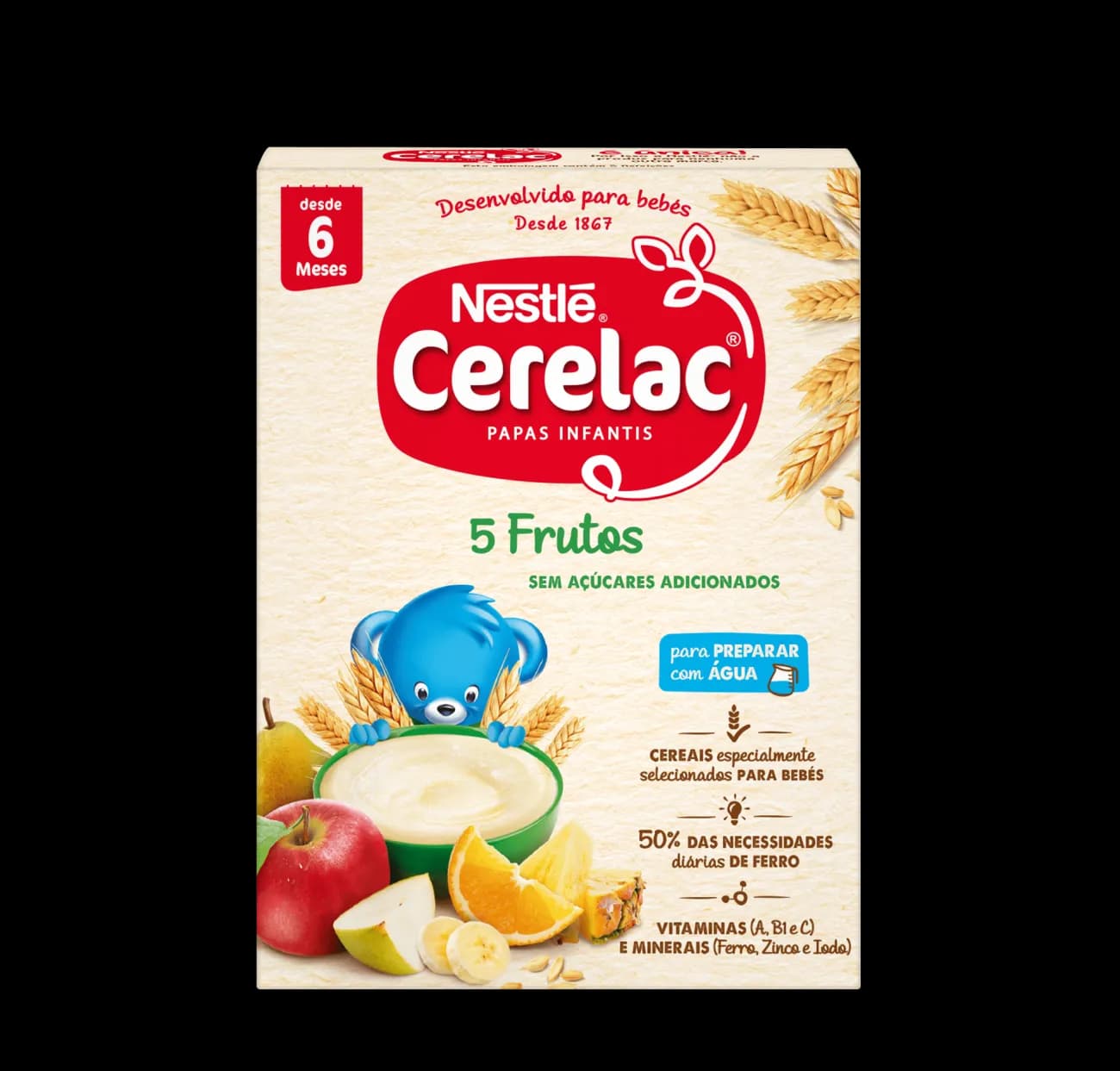 Cerelac Farinha Lactea 5 Frutos 250G 6M+