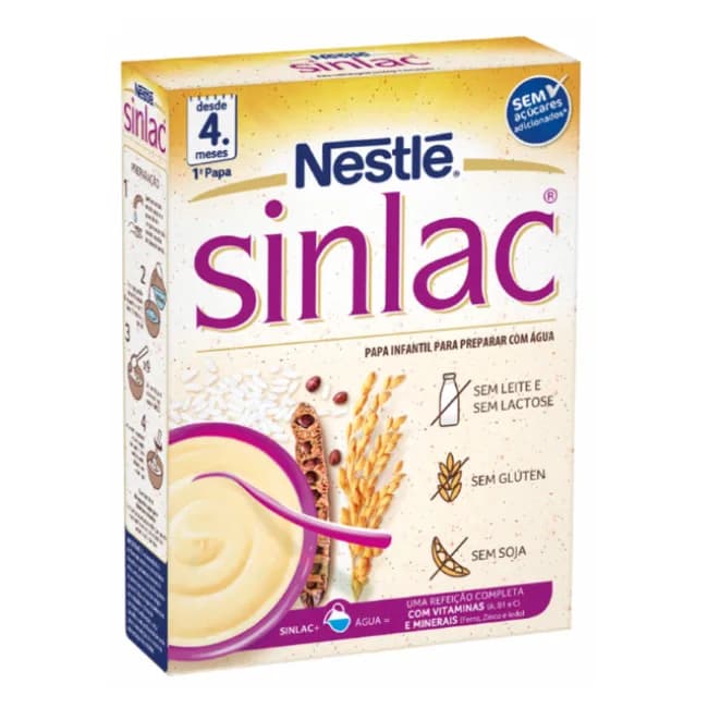 Nestle Sinlac Farinha Lactea 250G 6M+