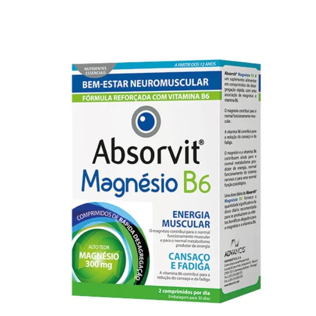 Absorvit Magnesio +B6 Comp X60